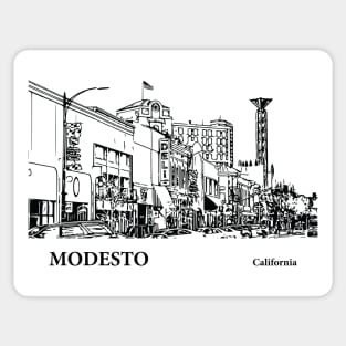 Modesto California Sticker